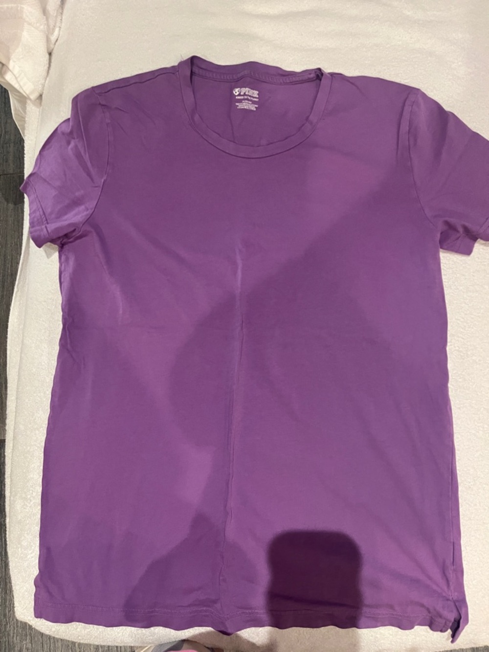 PINK Victoria's Secret Purple Crewneck Tee